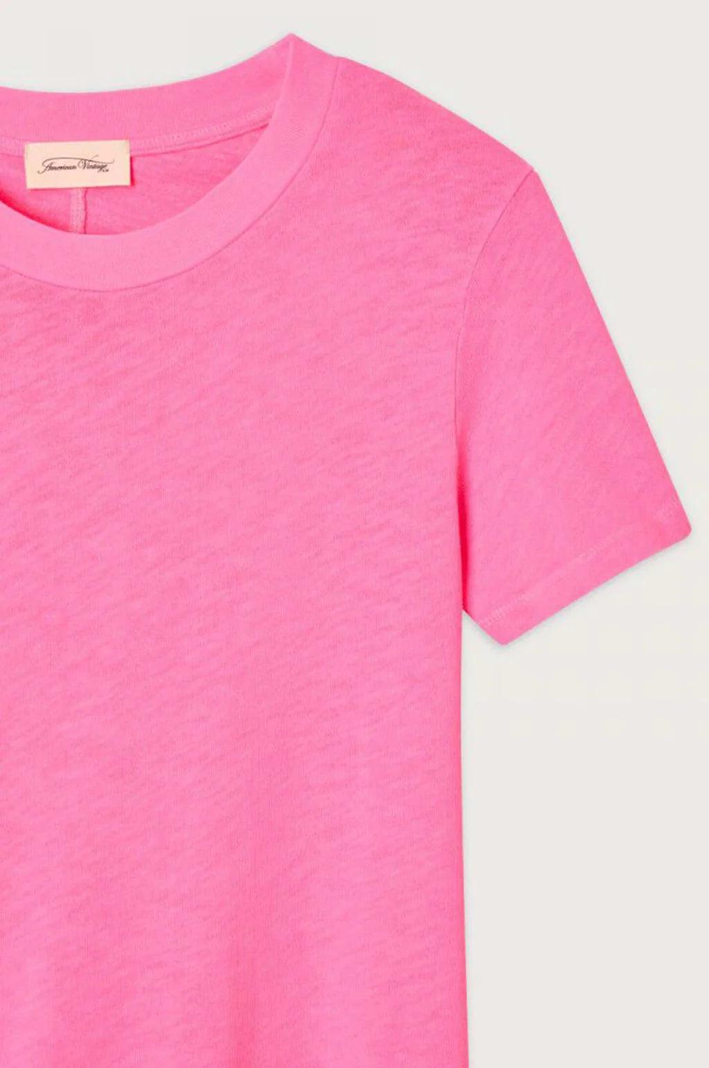 Sonoma O-Neck T-Shirt Pink Acid - No22 Damplassen