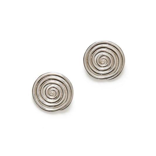 Spiral Earring Silver - No22 Damplassen