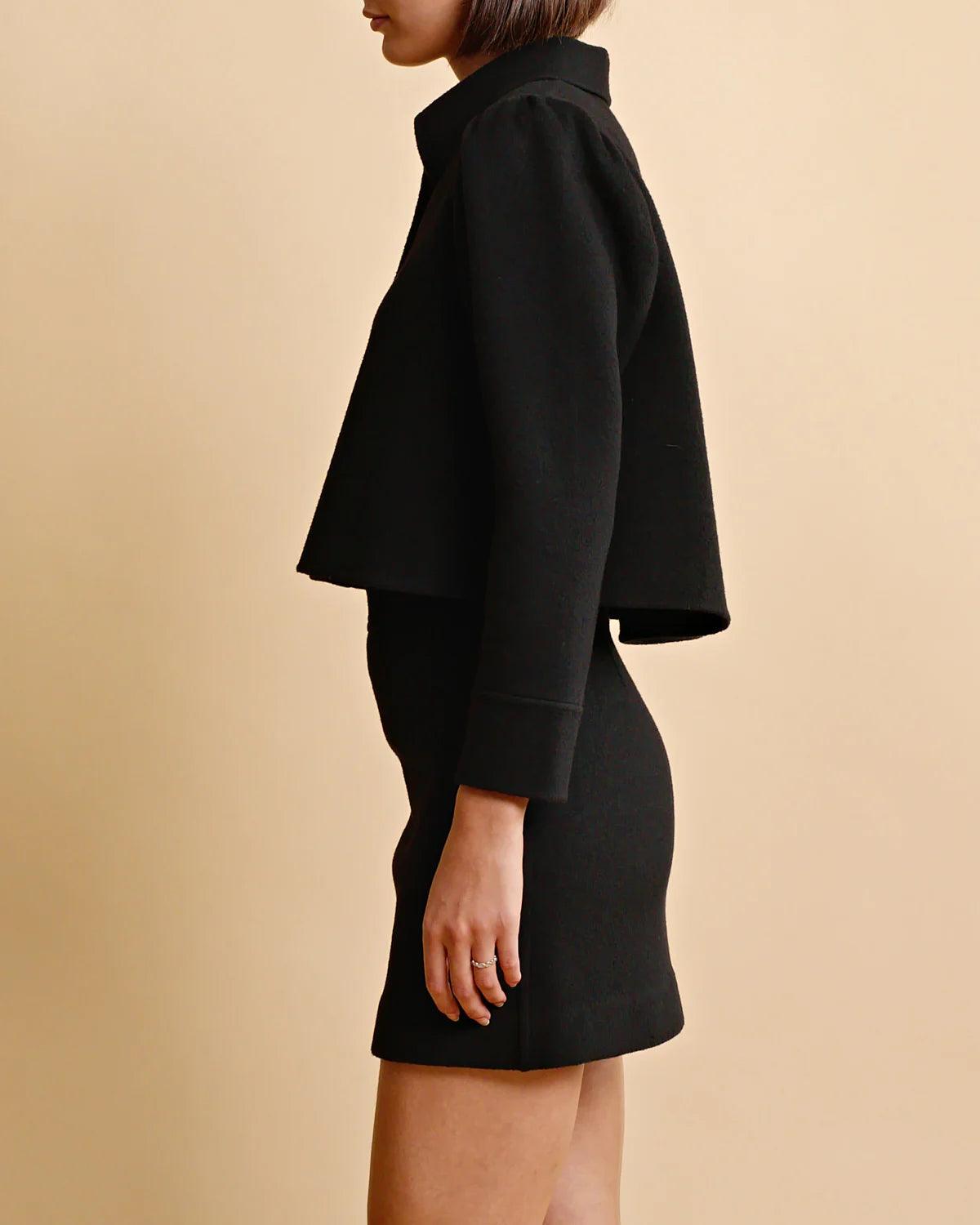 Tailored Mini Skirt Black - No22 Damplassen