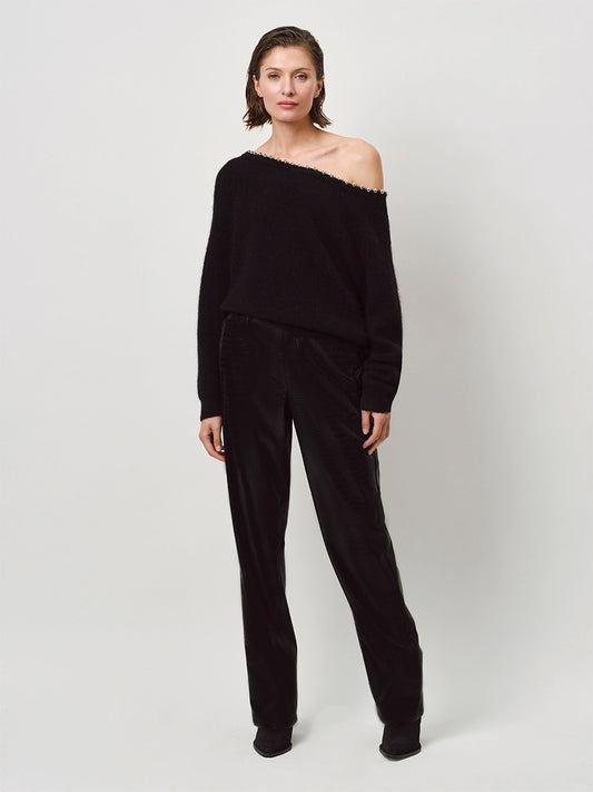 Tazzo Embellished Sweater Black - No22 Damplassen