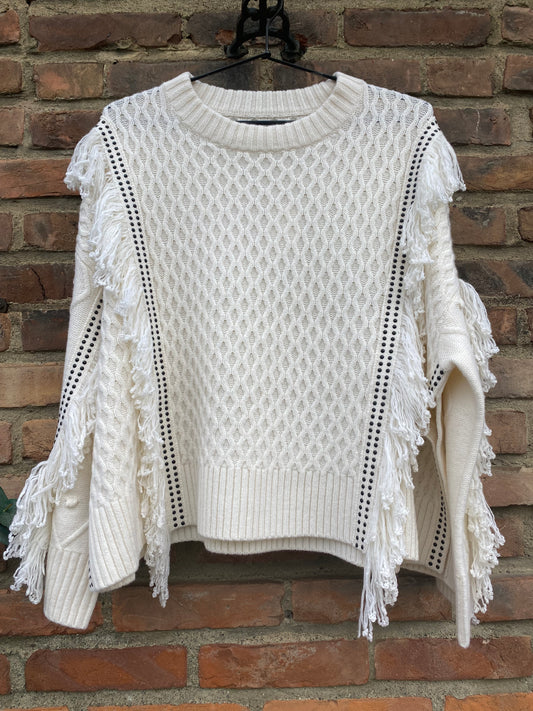 Trinity Sweater White - No22 Damplassen