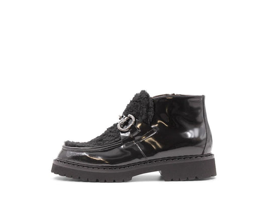 Sankar Shearling Loafers Black