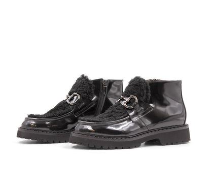 Sankar Shearling Loafers Black