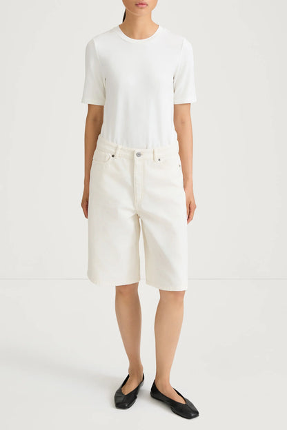 Kayne Shorts Ecru