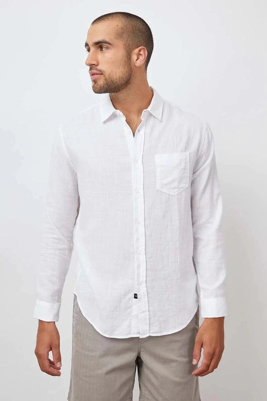 Wyatt Shirt White - No22 Damplassen