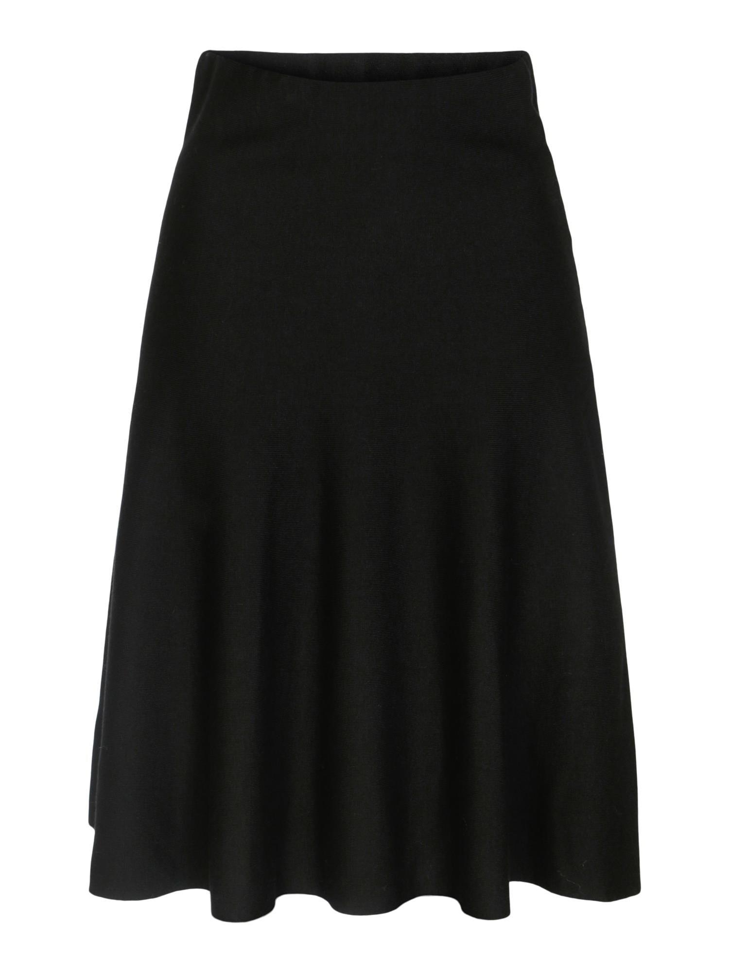 Darja Merino Skirt Black - No22 Damplassen