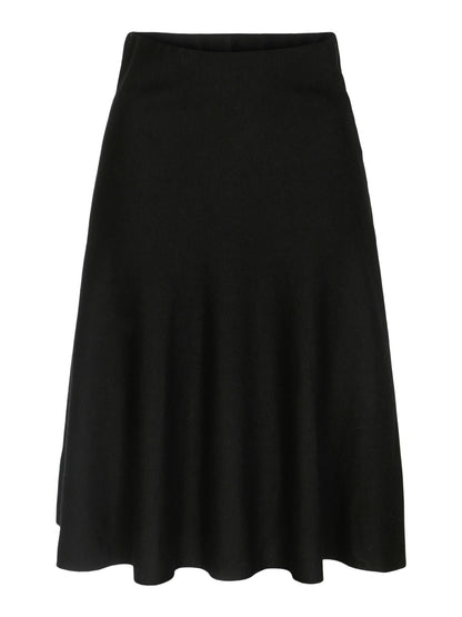 Darja Merino Skirt Black - No22 Damplassen