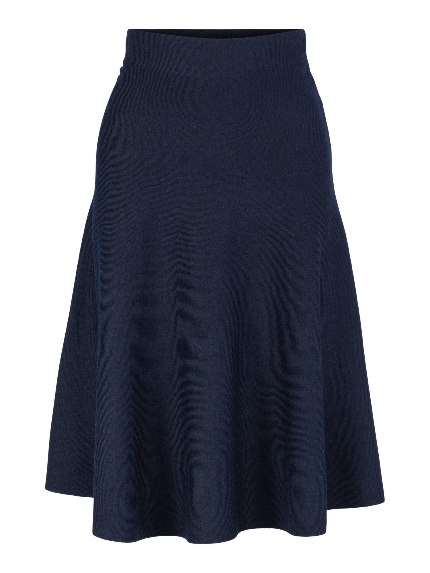 Darja Merino Skirt Navy - No22 Damplassen