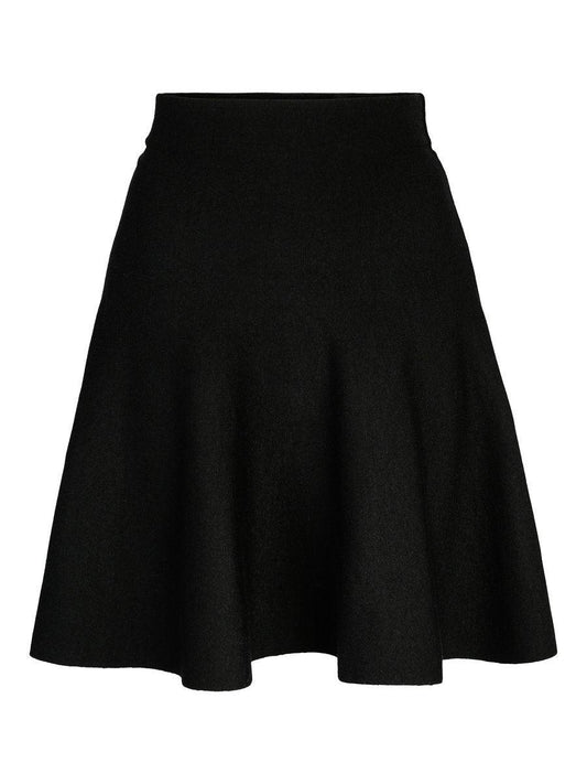 Triny Merino Skirt Black - No22 Damplassen
