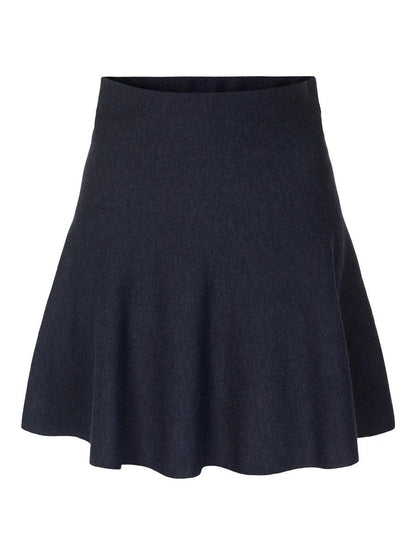 Triny Merino Skirt Navy - No22 Damplassen